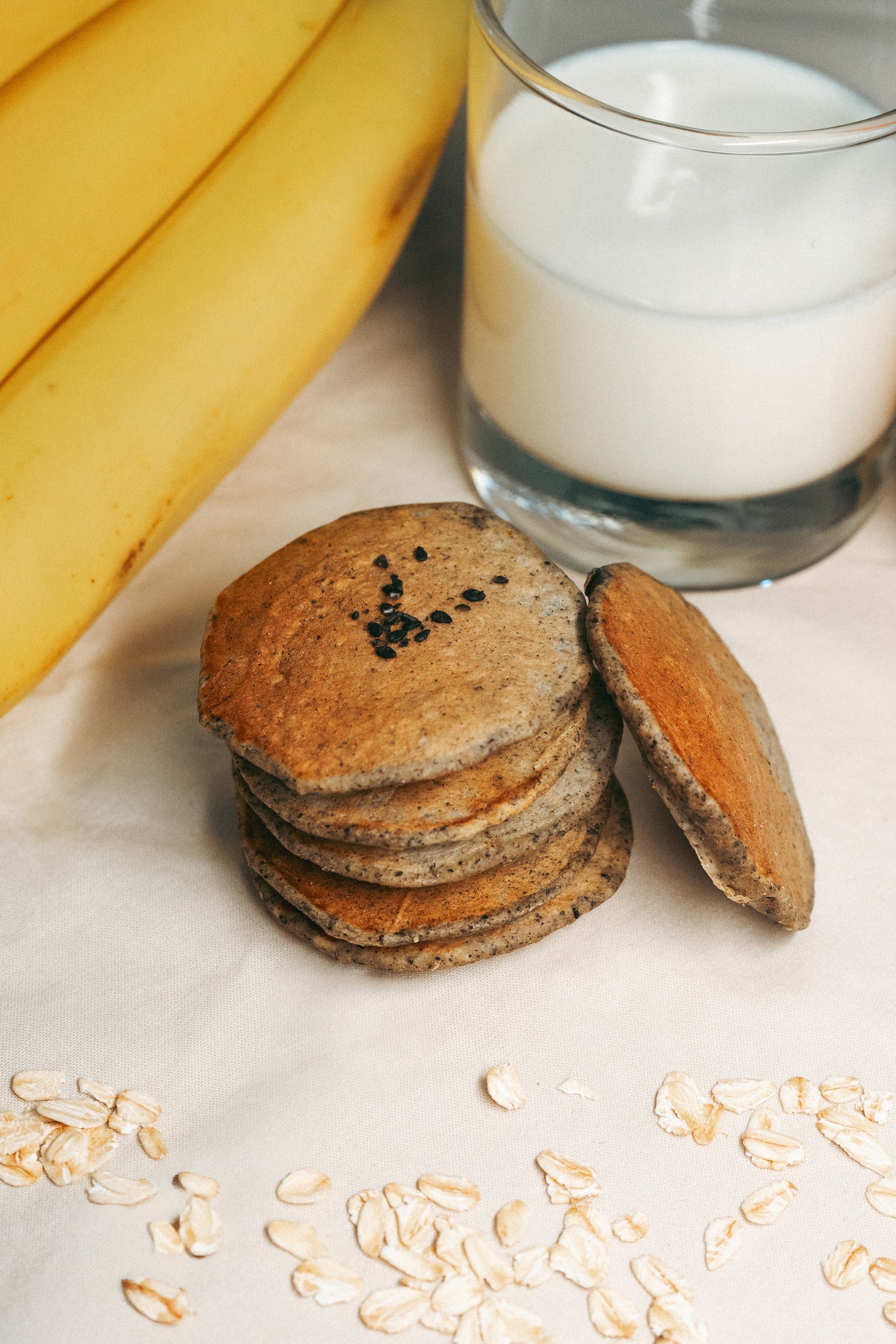 Black Sesame Pancakes