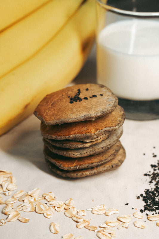 Black Sesame Pancakes