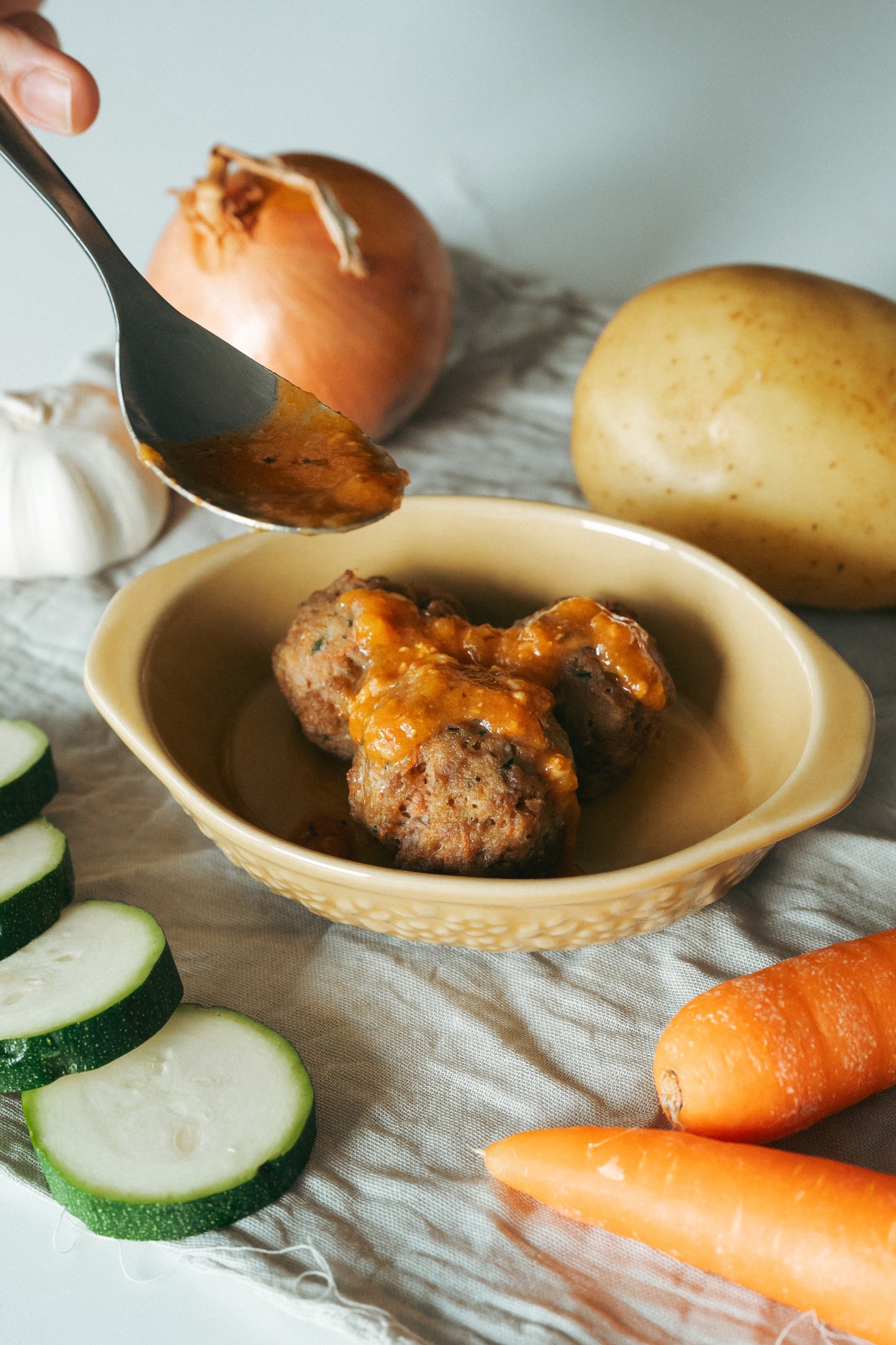 Beef Potato Meatballs