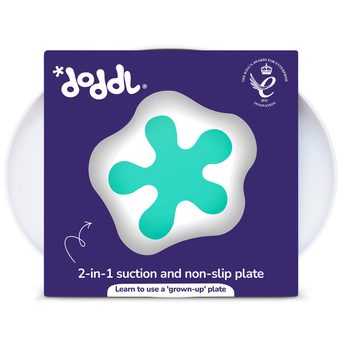 Doddl 2-in-1 Suction Plate