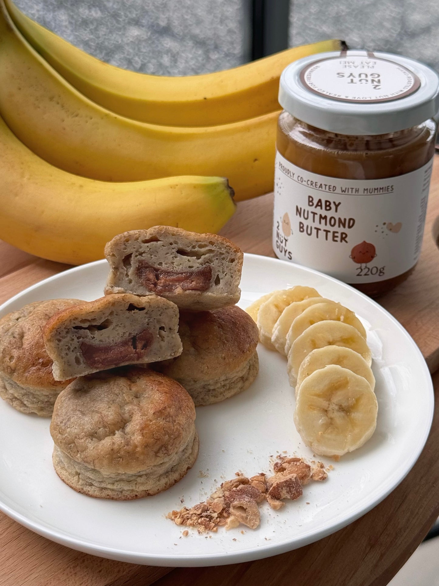 Banana Nutmond Muffins
