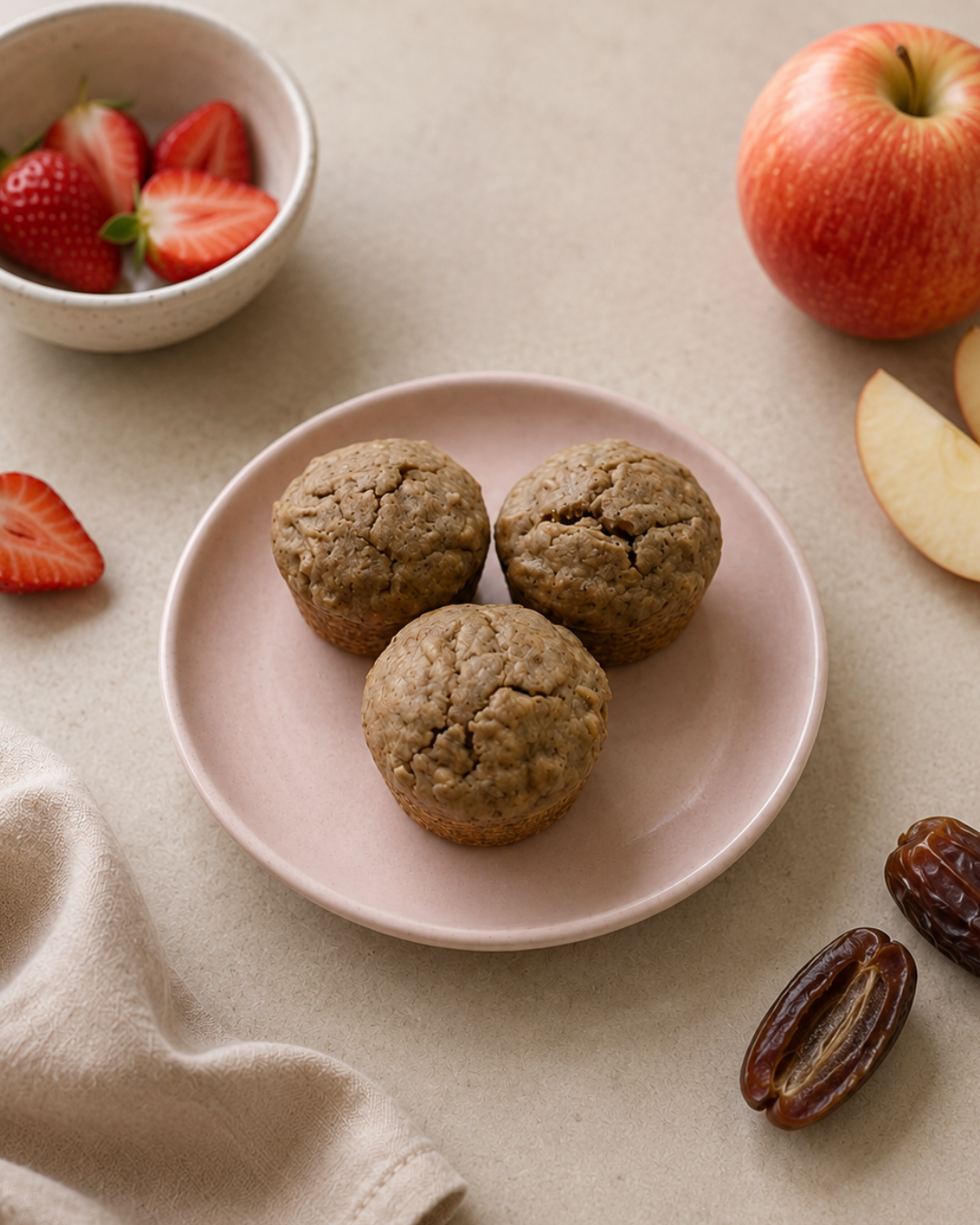 (NEW!) Strawberry Apple Muffins